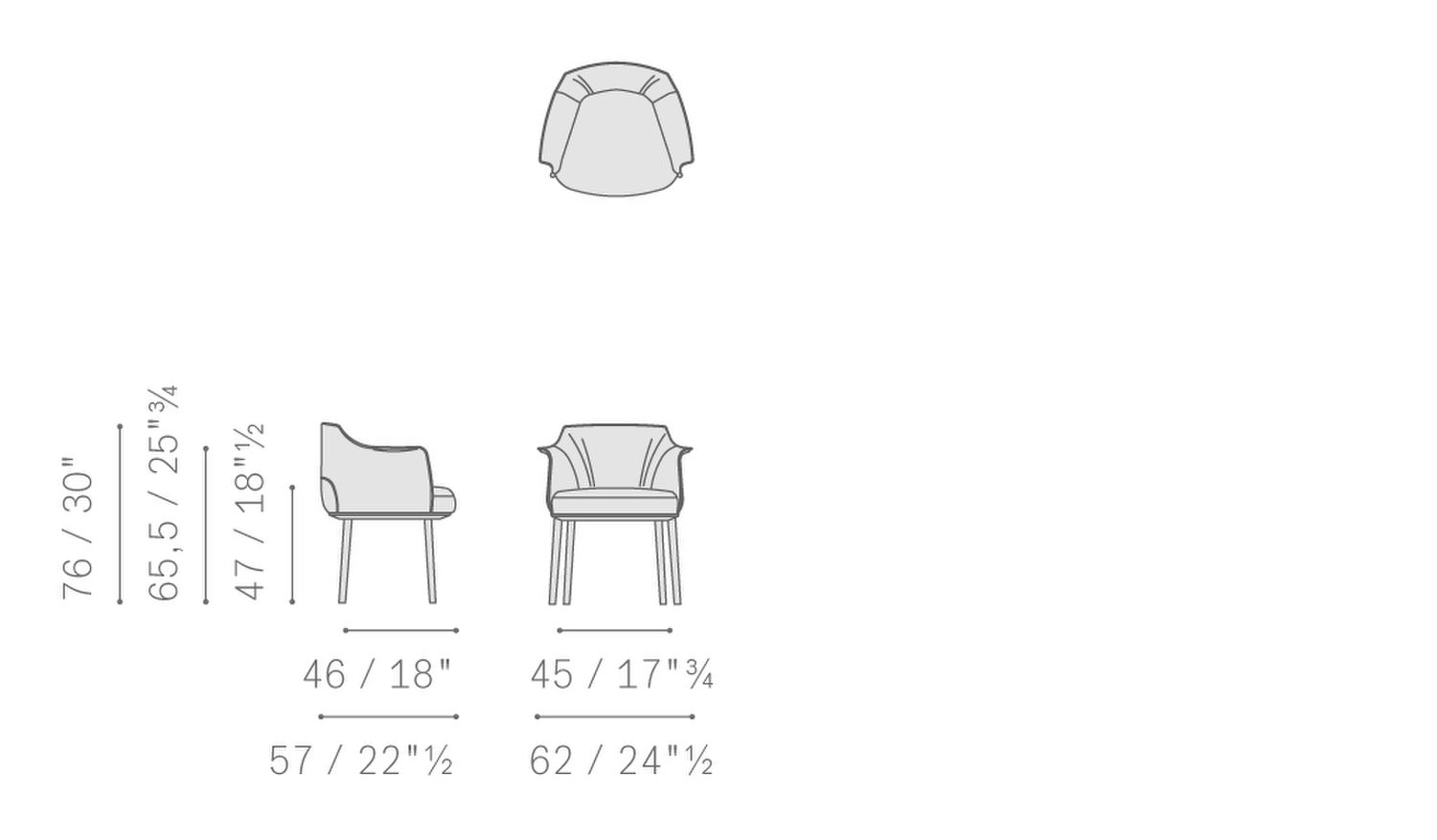 05 archibald armchair fabric metal base 5506104