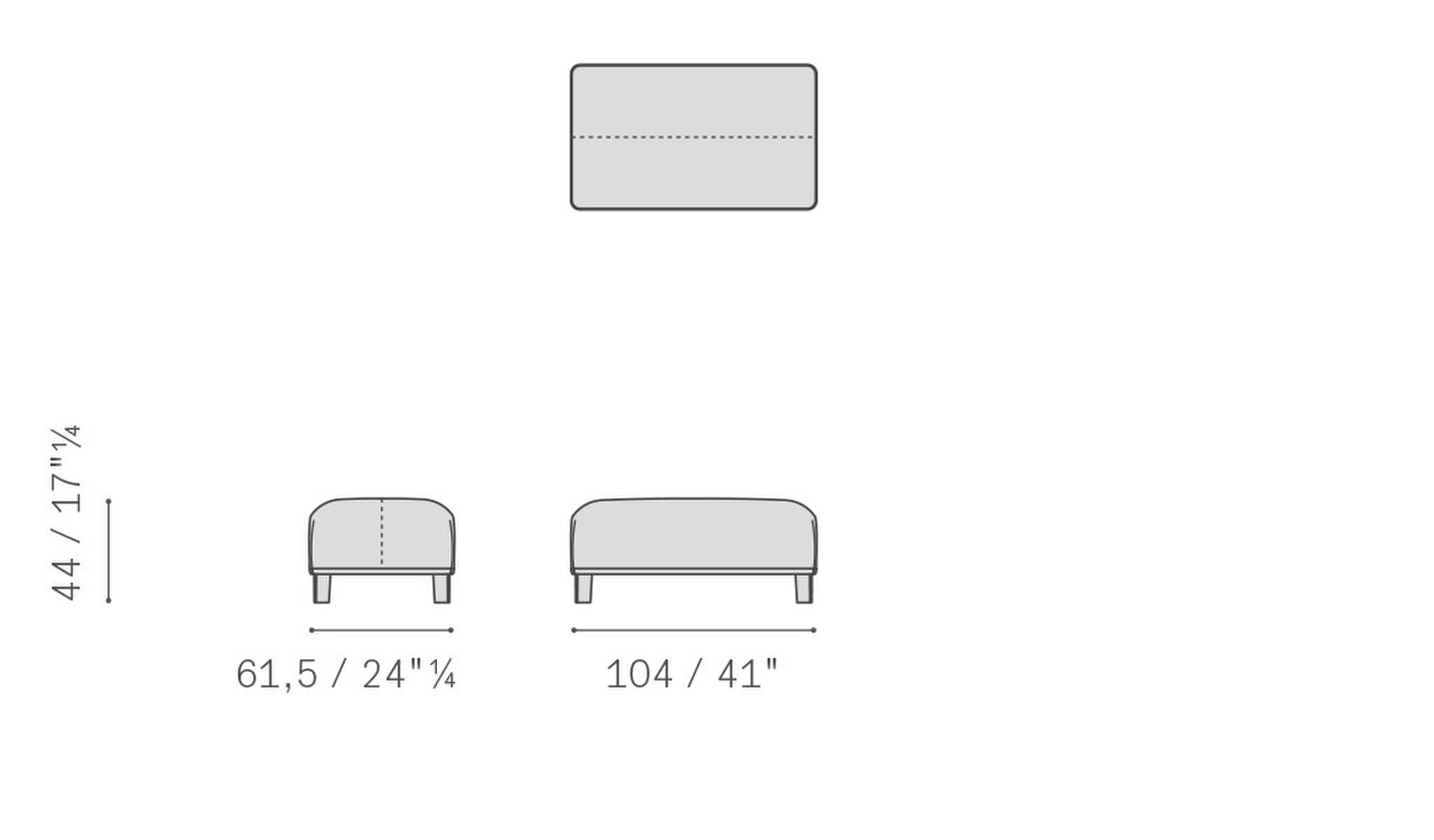 02 archibald ottoman sofa system 5PF0073700012 large ottoman