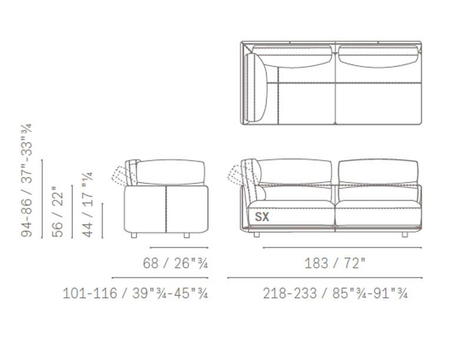 31 blisscape deep sofa 5PF0072900022 2PLargeAng SenzaBracc