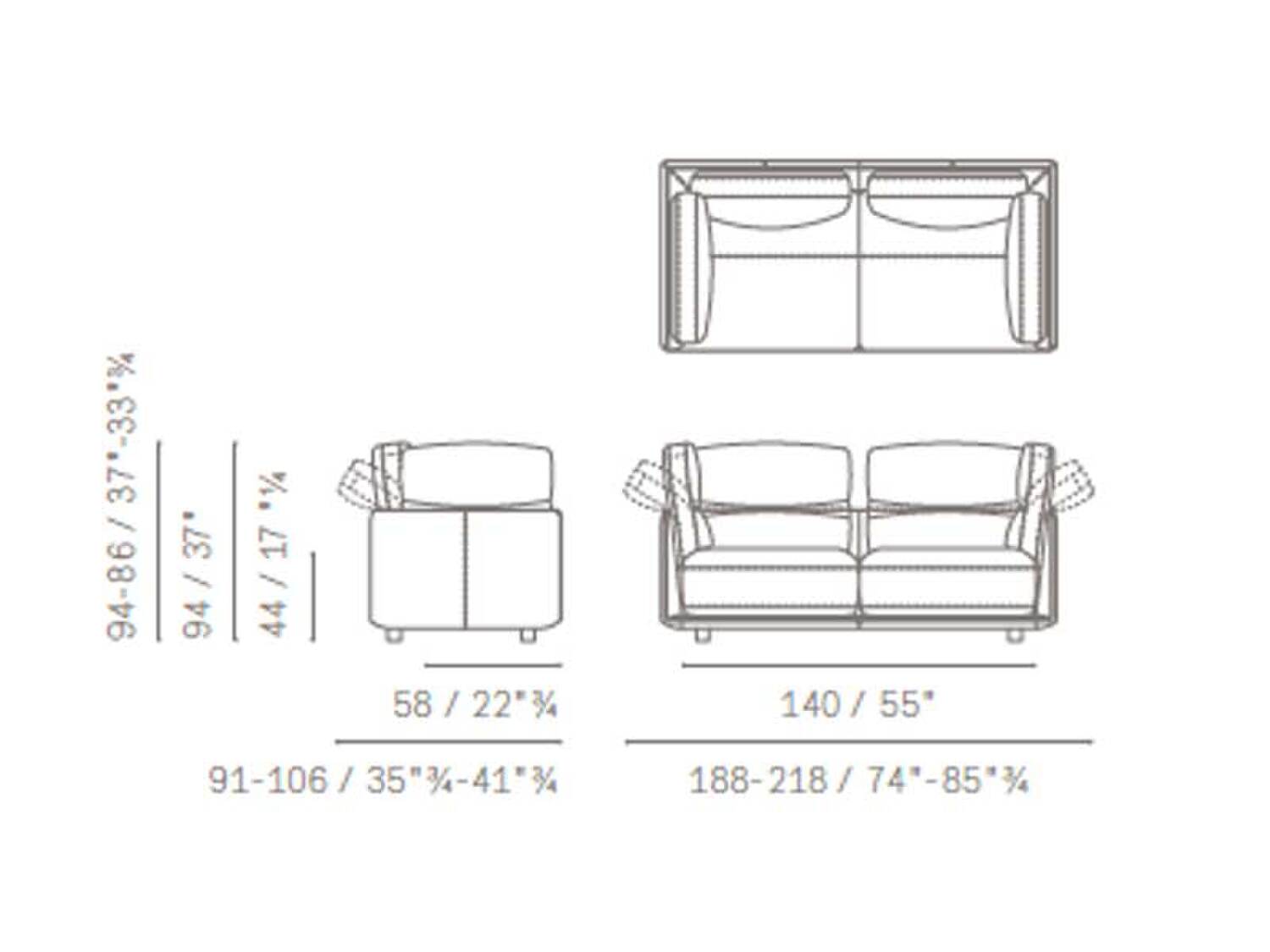 01 blisscape sofa 5PF0072900001 2p BraccAlto