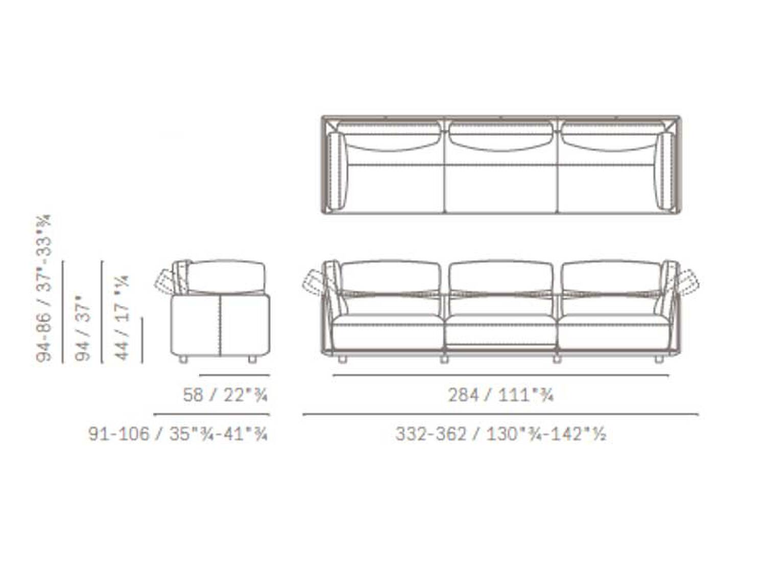 04 blisscape sofa 5PF00729000013 3pL BraccAlto