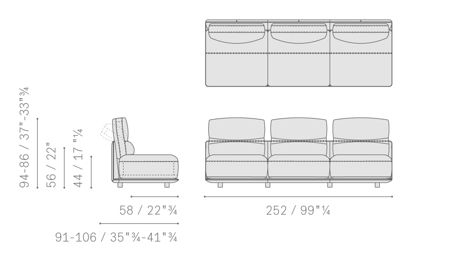 08 blisscape sofa 5PF0072900008 3p comp S braccioli 08 blisscape sofa 5PF0072900008 3p comp S braccioli