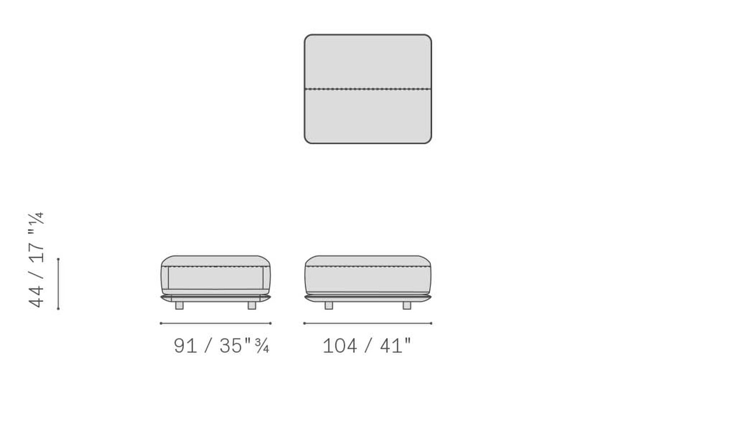 16 blisscape sofa 5PF0072900012 PoufLarge
