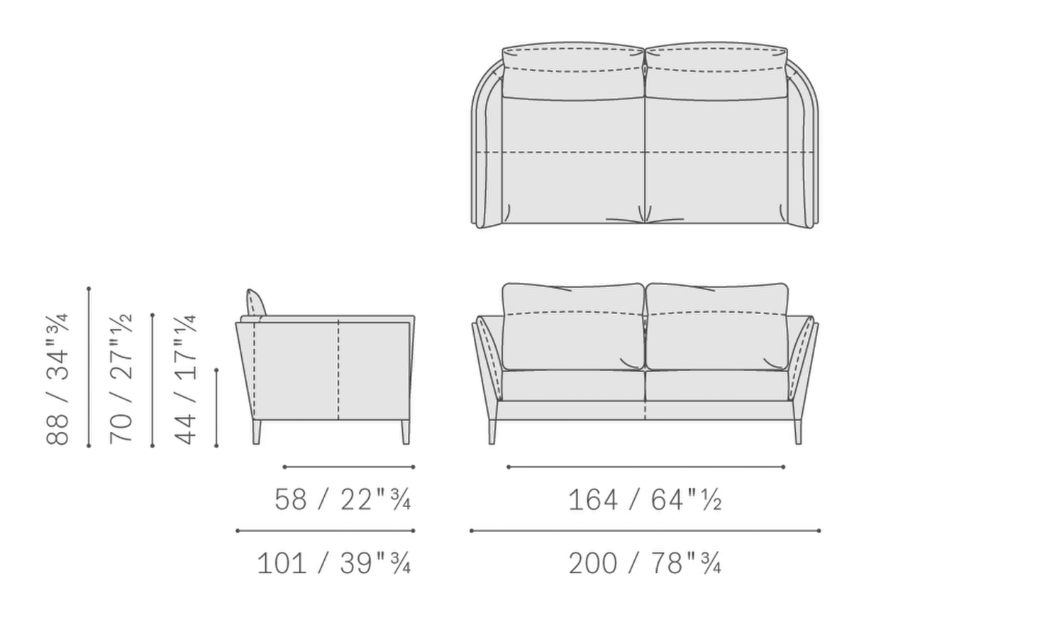 02 bretagne 2 seater sofa full cushions 5537211 02 bretagne 2 seater sofa full cushions 5537211