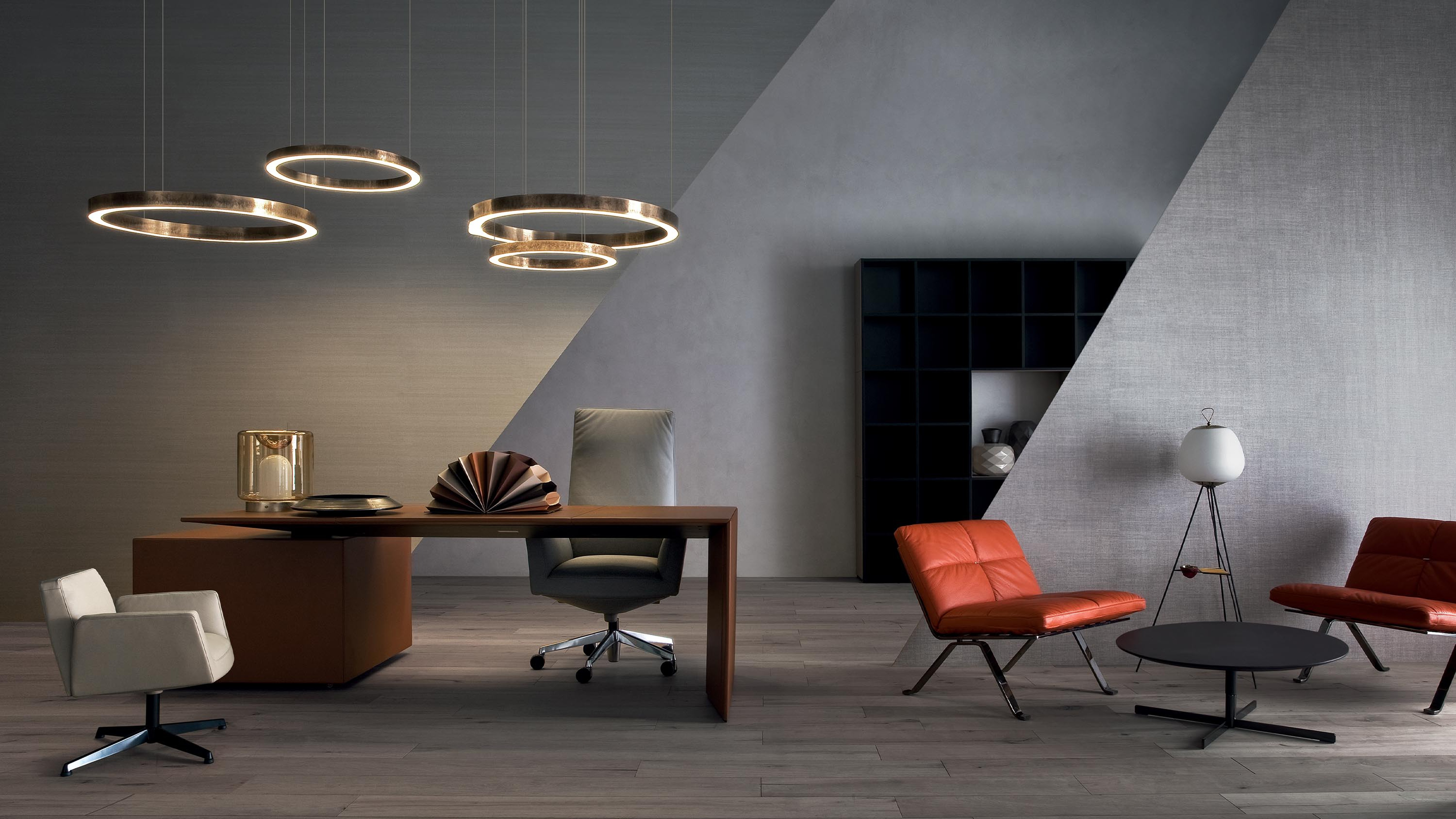 C.e.o. Cube Desk Desks by Lella & Massimo Vignelli | Poltrona Frau