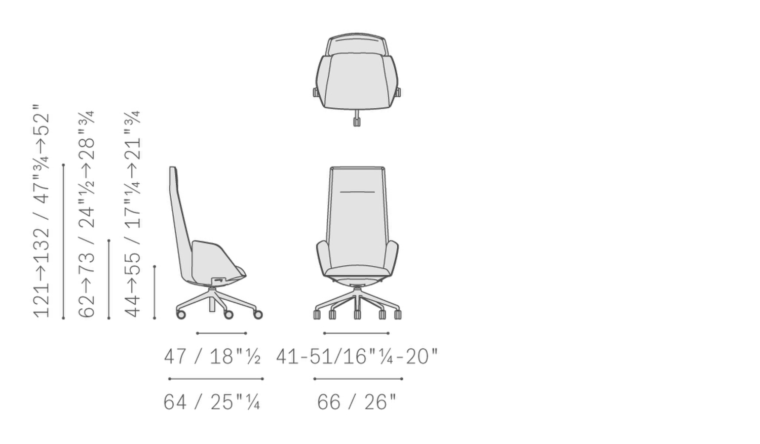 01 cercle president office chair 5643011 01 cercle president office chair 5643011