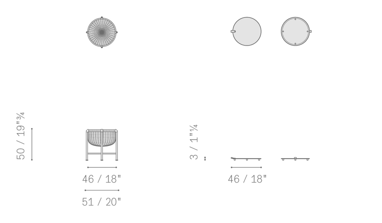 Stampa 02 cestlavie outdoor small table 5685650 contenitore diam46