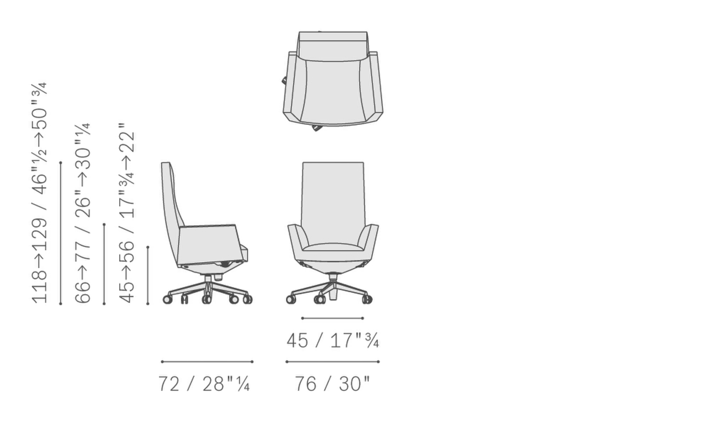 01 chancellor president office chair 5503011