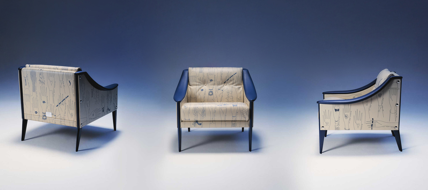 Dezza 60th Anniversary Limited Edition | Armchair Dezza 60 Limited Edition armchair by Poltrona Frau, designed by Gio Ponti, upholstered in Colorsphere® Impact Less leather, an icon of Italian design.