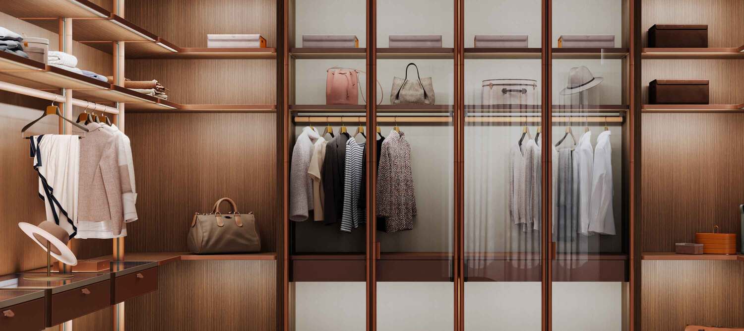 DressCove | Hanger Dress Cove hanger by Poltrona Frau, available entirely in Canaletto walnut or wenge-stained beech, or with Pelle Frau® leather upholstery, refined Italian design and luxury craftsmanship