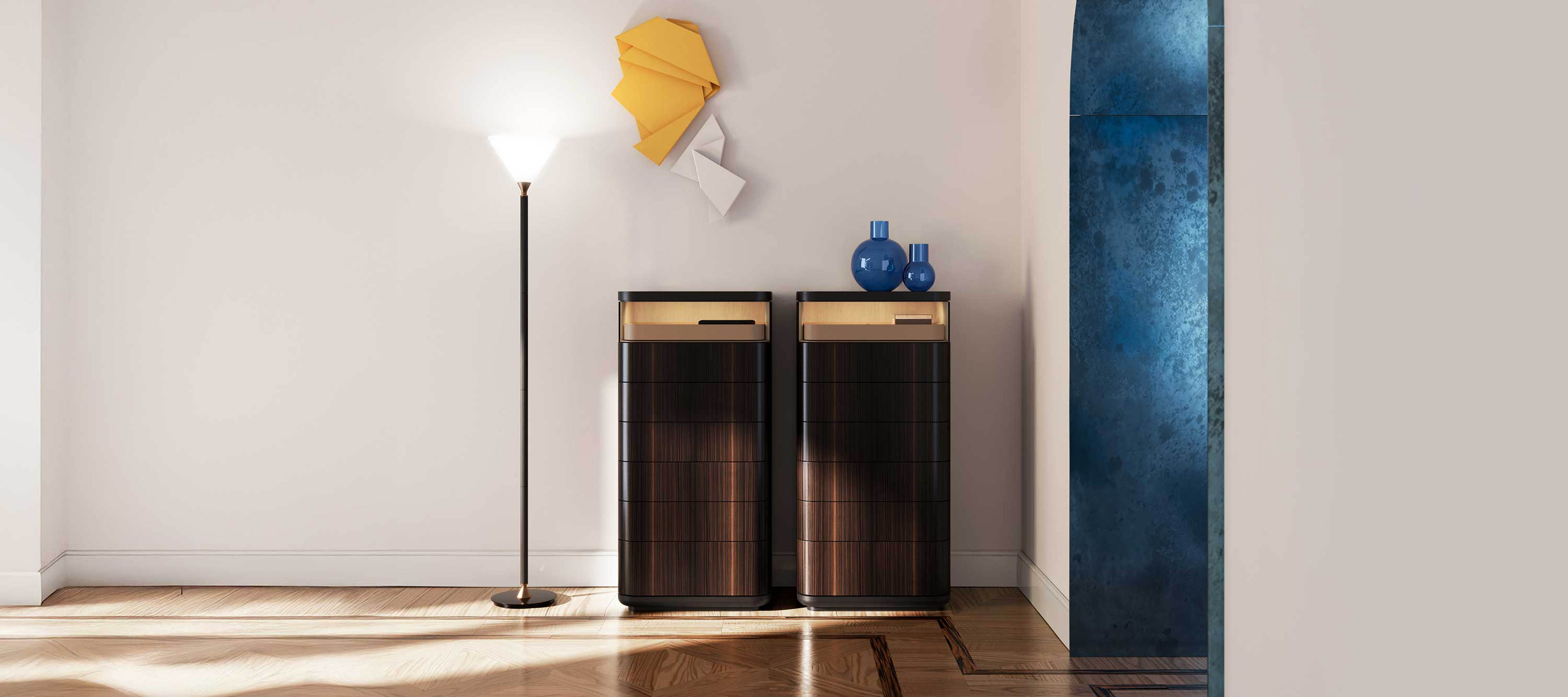 DUO High Drawer Chest by Roberto Lazzeroni