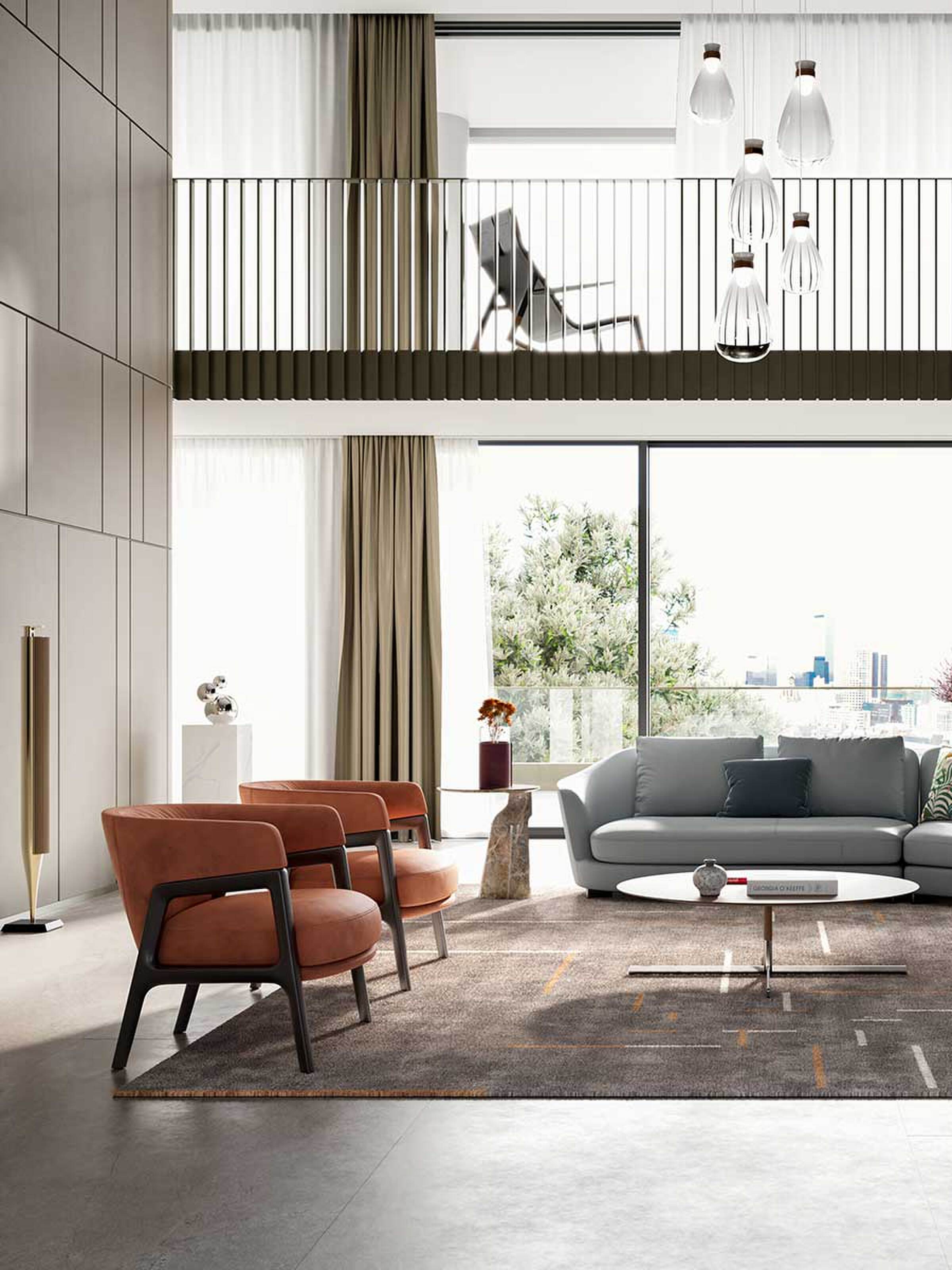 DUO | Fauteuil rembourré - Roberto Lazzeroni - Fauteuil Haut de Gamme