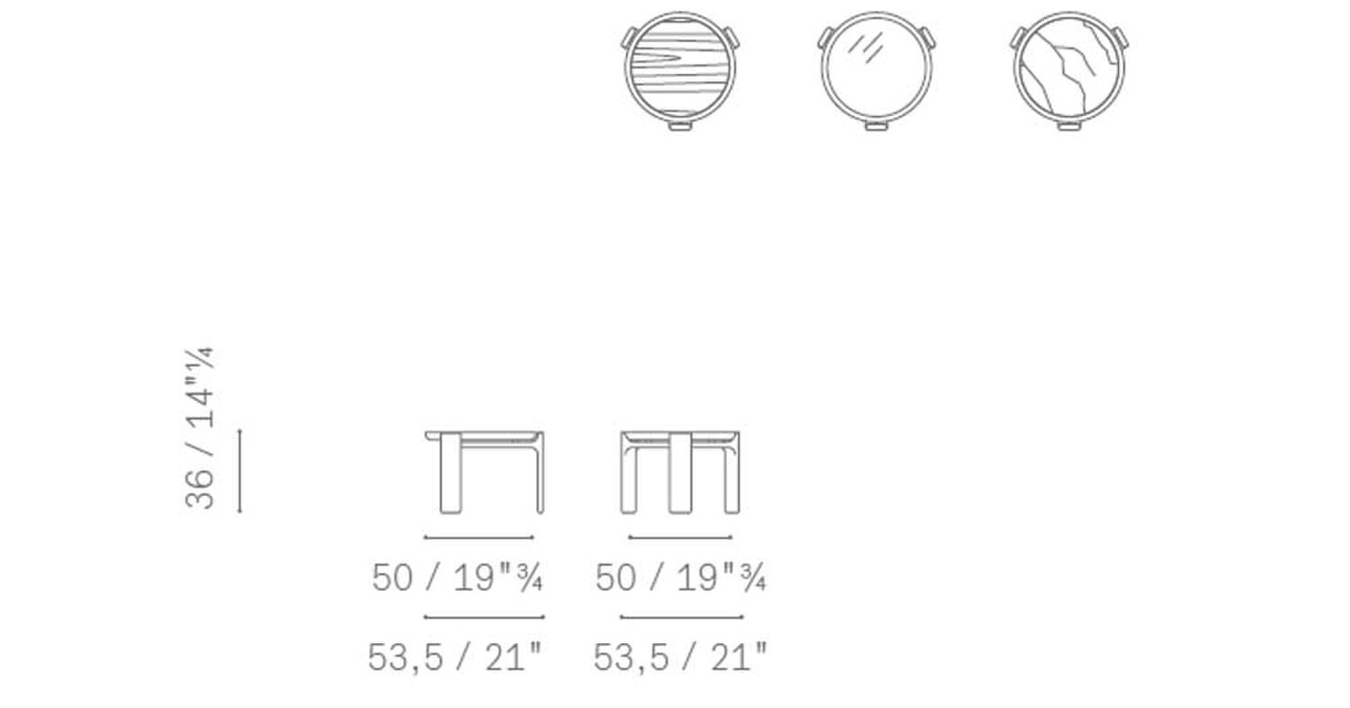 06 duo low table d53,5h36
