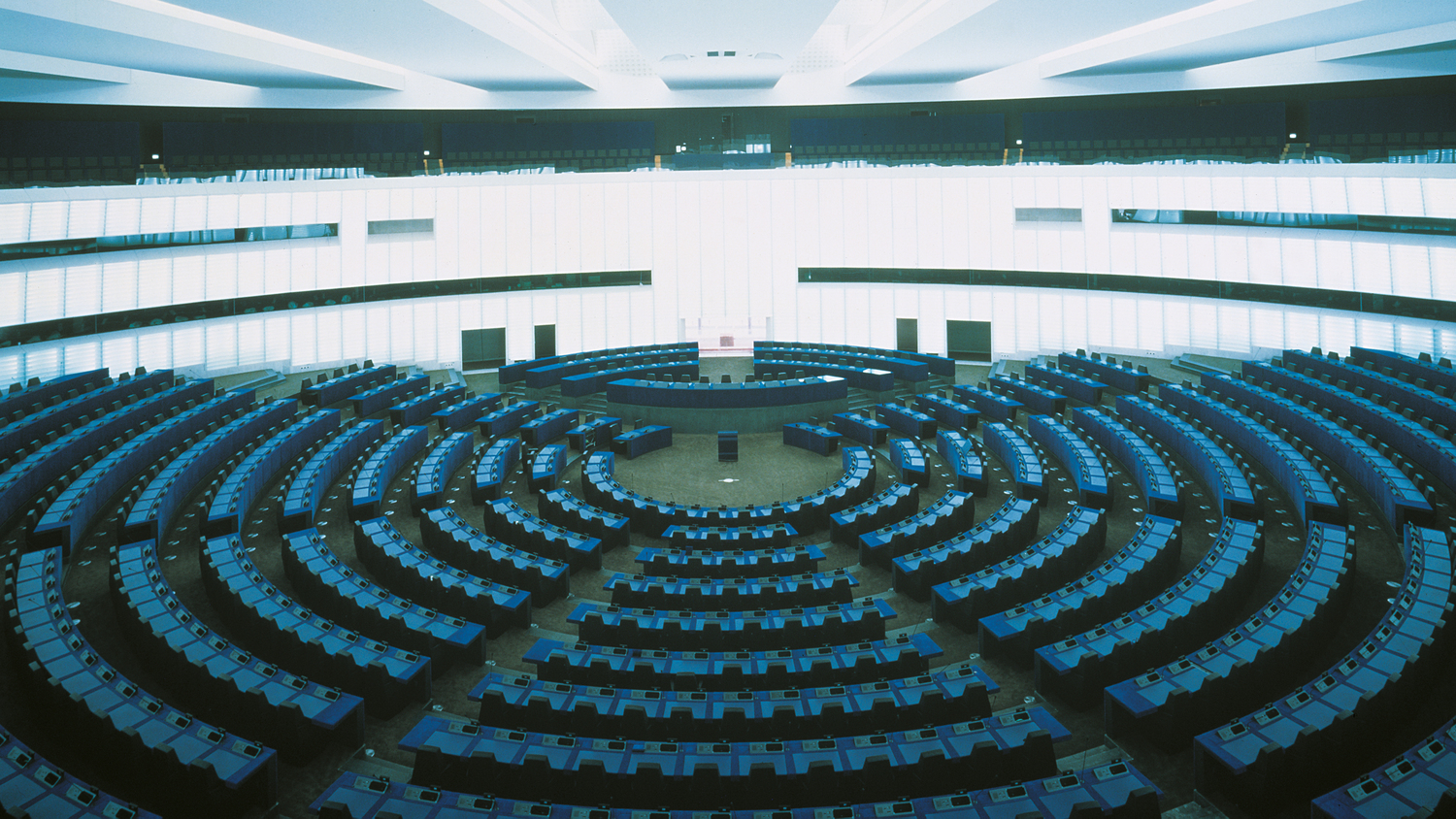 European Parliament Interiors of the European Parliament, with Poltrona Frau seating, Italian style and functionality for institutional spaces