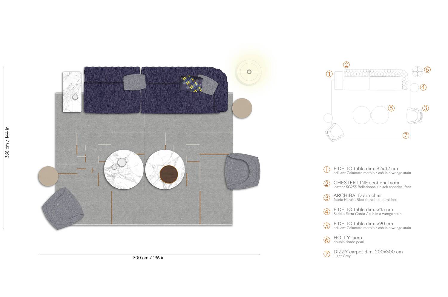 03 layout fidelio rectangular small table 03 layout fidelio rectangular small table