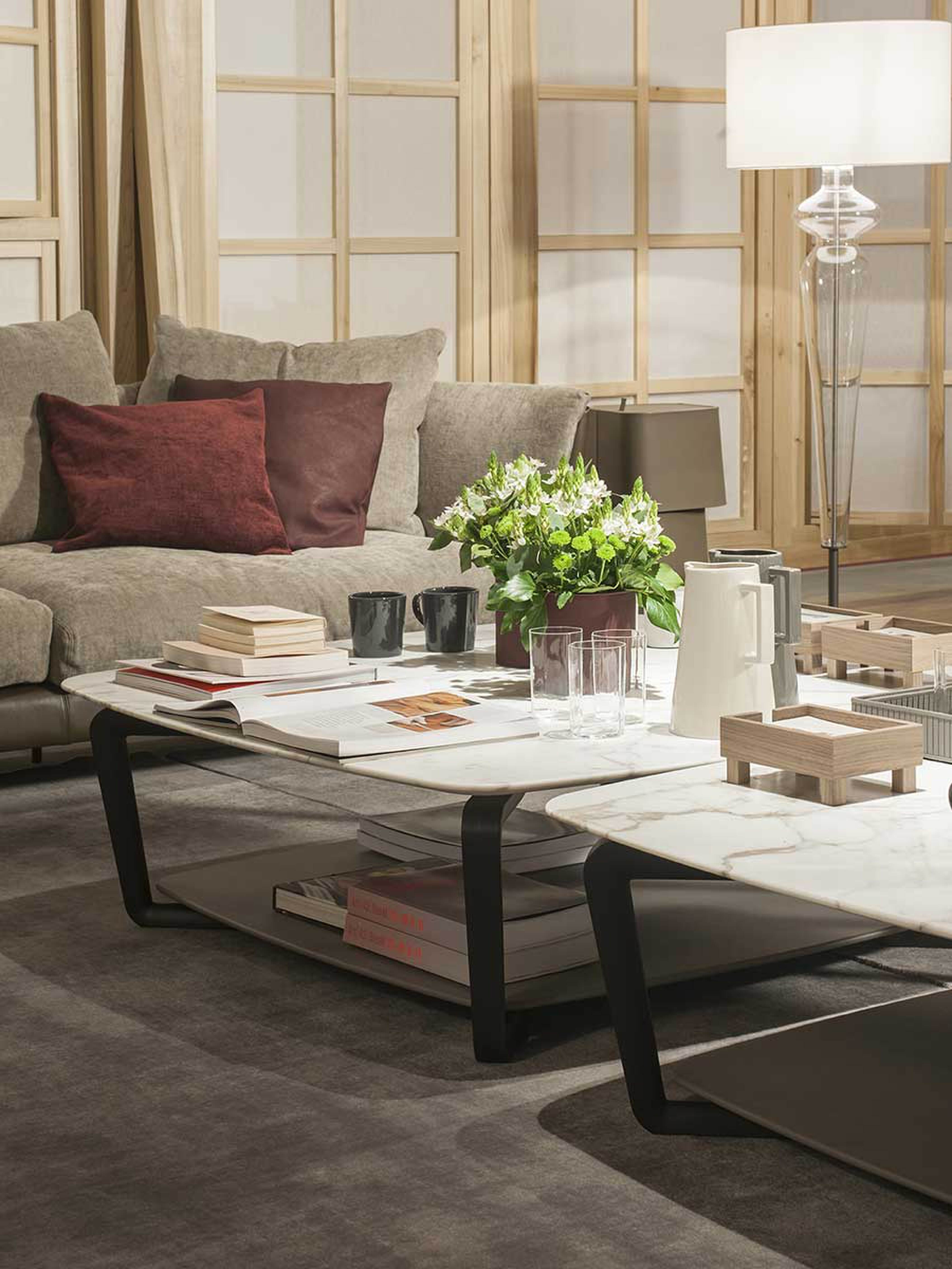 Fiorile | Small table with dual shelf - Roberto Lazzeroni