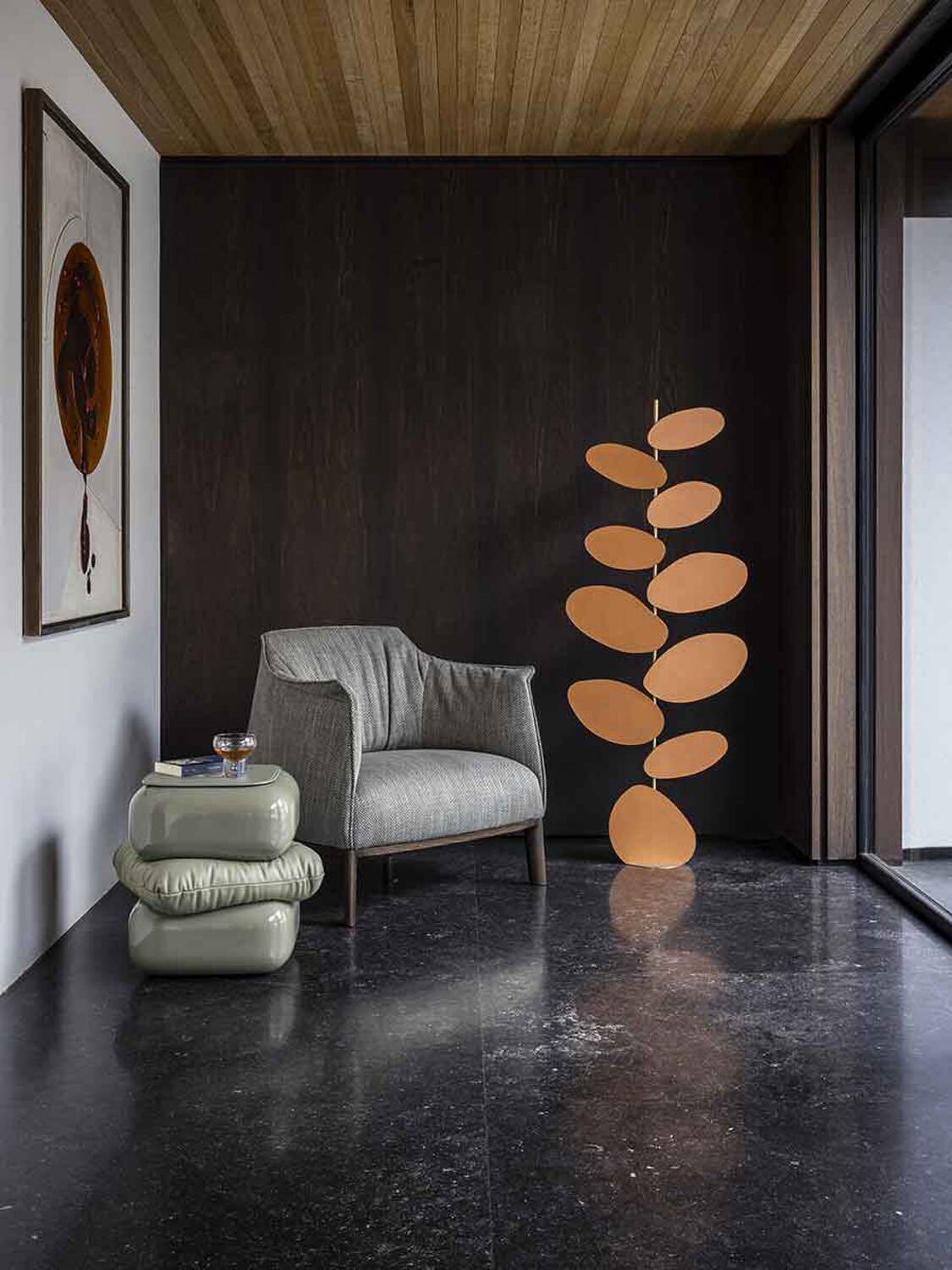 001 foliage floor lamp