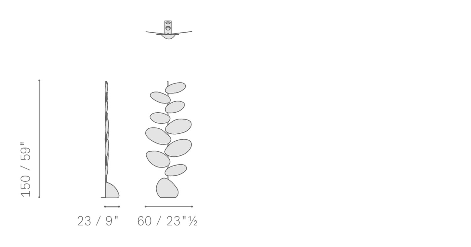 foliage floor lamp 5PF0073100002 lampada