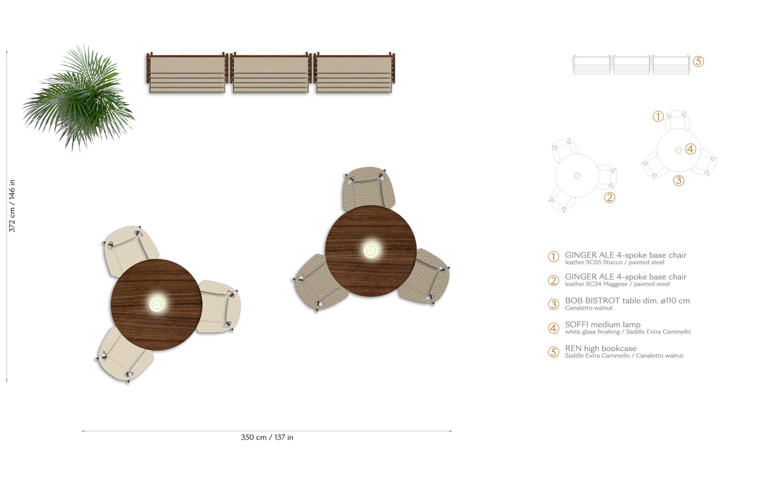 03 layout ginger ale 4 spokes small armchair 03 layout ginger ale 4 spokes small armchair