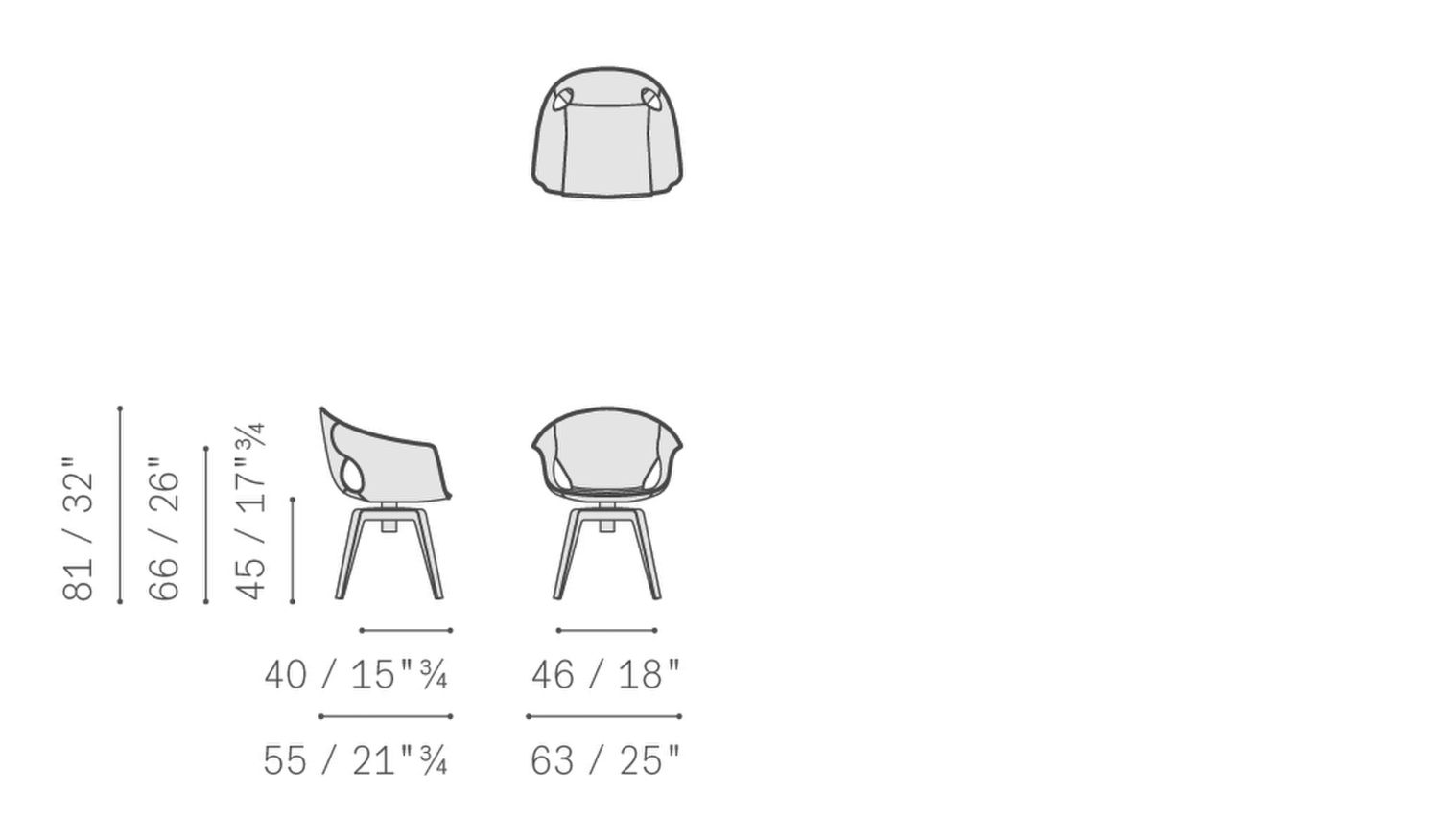 02 ginger swivel saddle extra small armchair 5542101 02 ginger swivel saddle extra small armchair 5542101