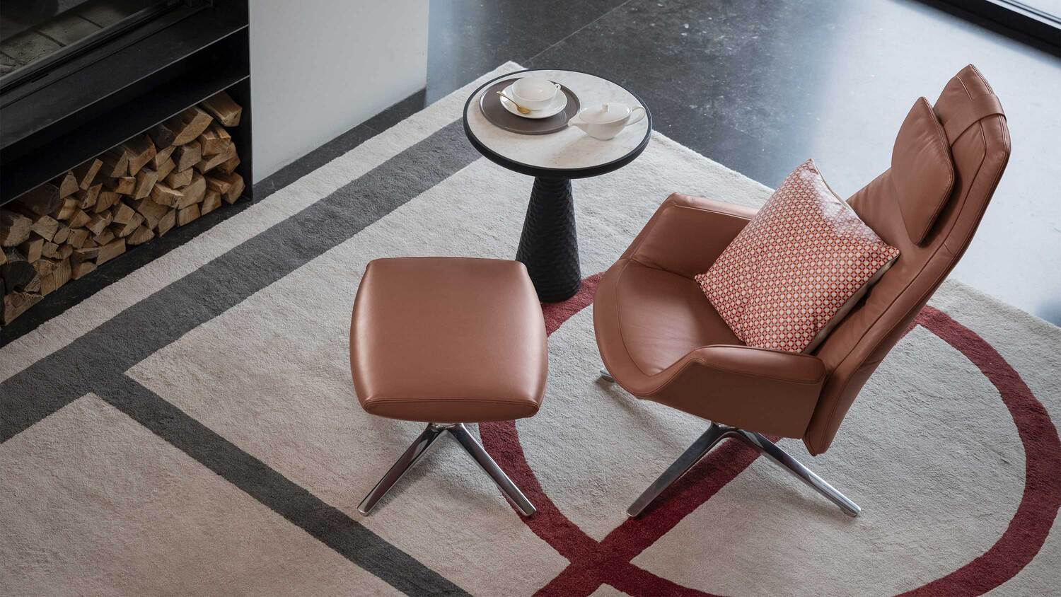 gli oggetti geometric pattern cushions