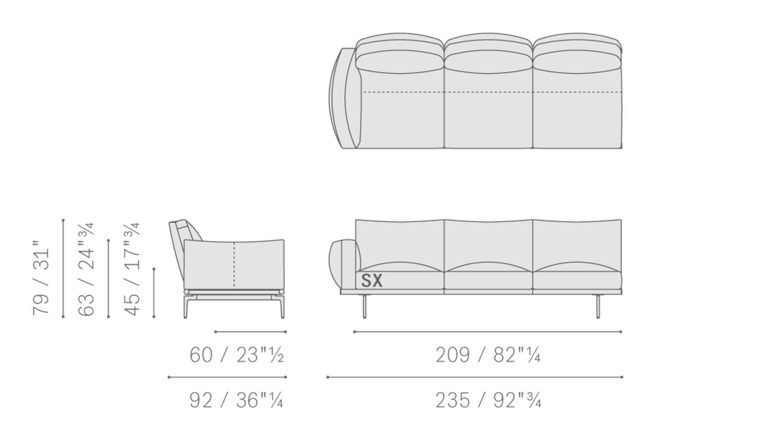 08 happy jack sectional 3 seater sofa 5678321 08 happy jack sectional 3 seater sofa 5678321