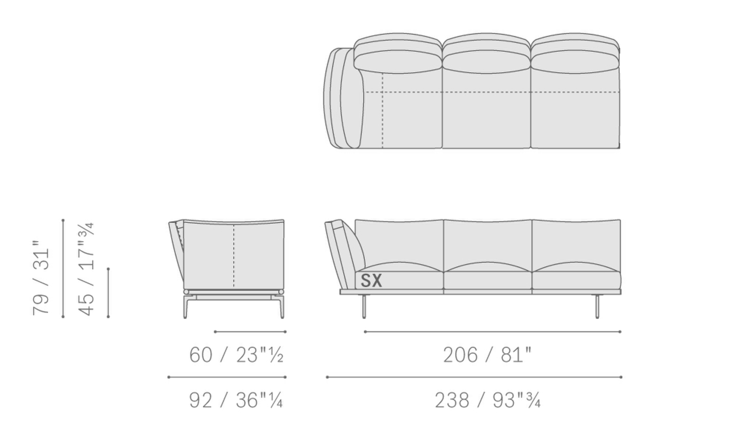 14 happy jack sectional corner 3 seater module 5678301 14 happy jack sectional corner 3 seater module 5678301