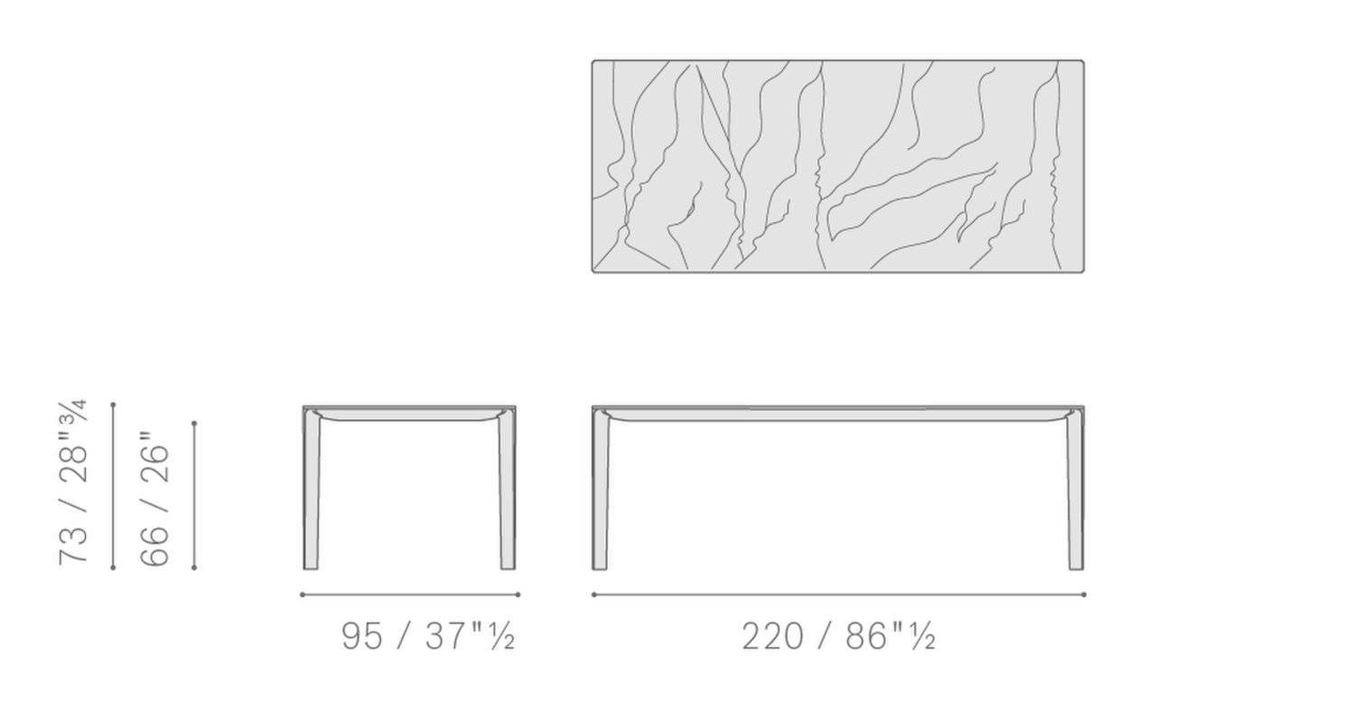 06 homey table 220x95x73 marble 5681664 06 homey table 220x95x73 marble 5681664