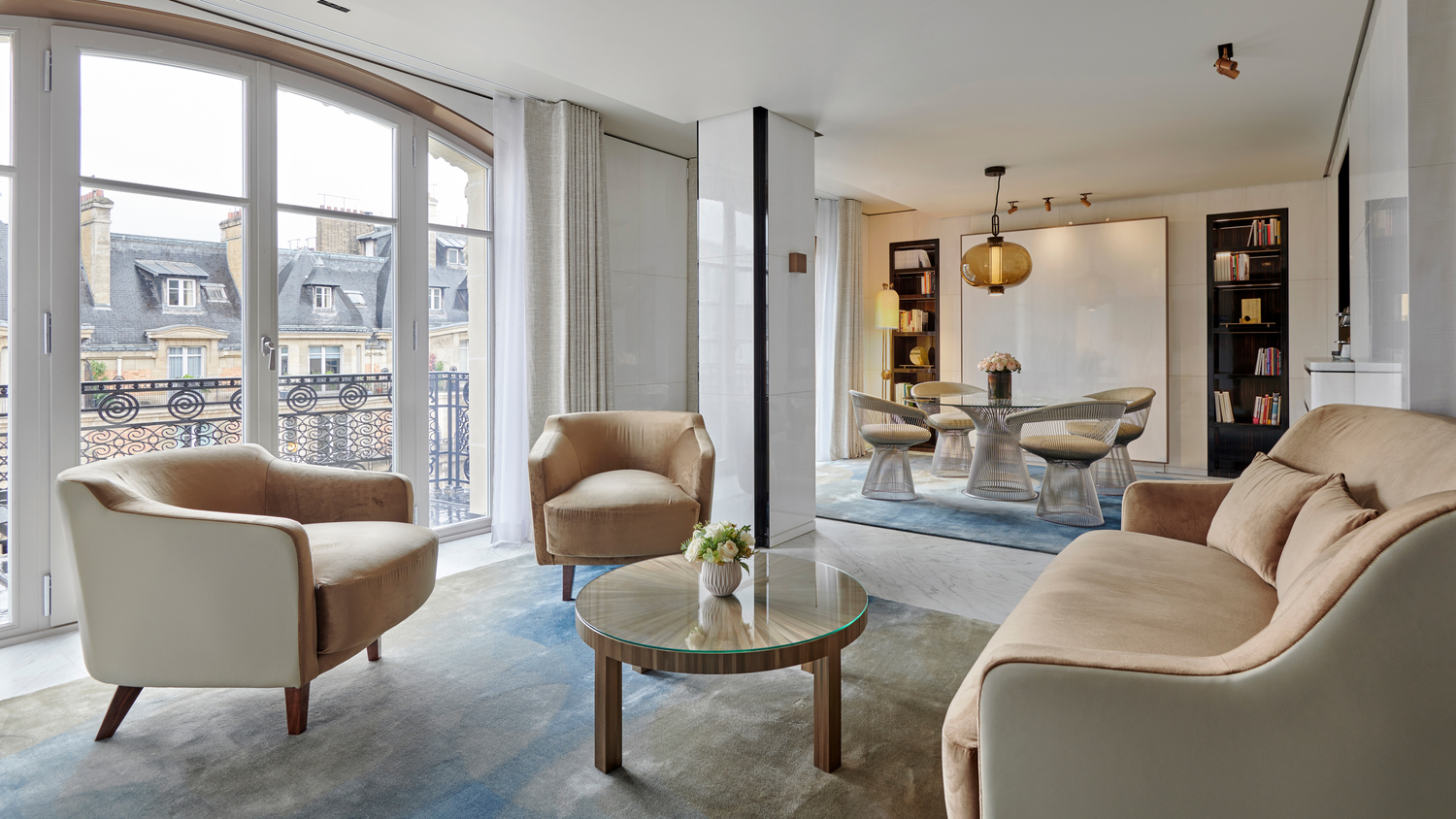 Hotel Lutetia Interiors of the Hotel Lutetia, Paris, with Poltrona Frau furnishings, exclusive and refined Italian design