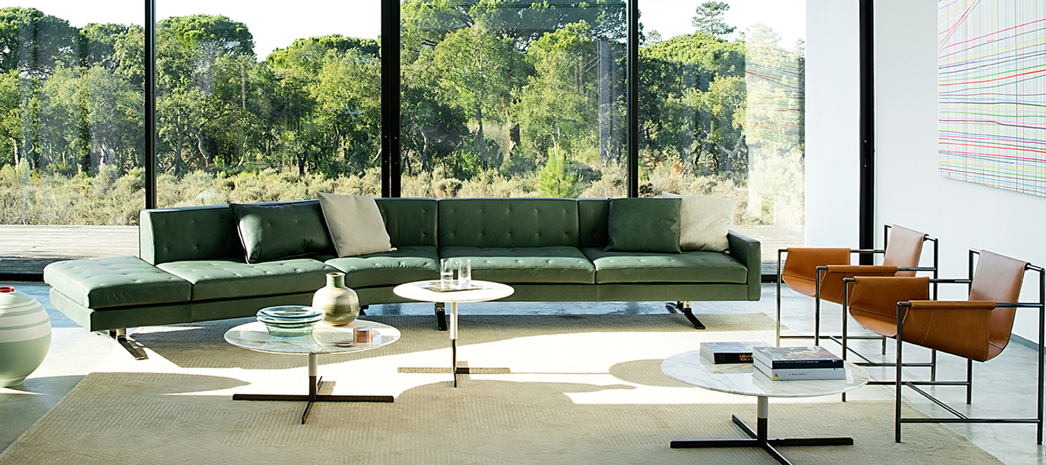 Kennedee | Sofá Kennedee Sofa de Poltrona Frau, sofá en Pelle Frau® con capitoné en X hecho a mano, diseño de lujo y artesanía italiana