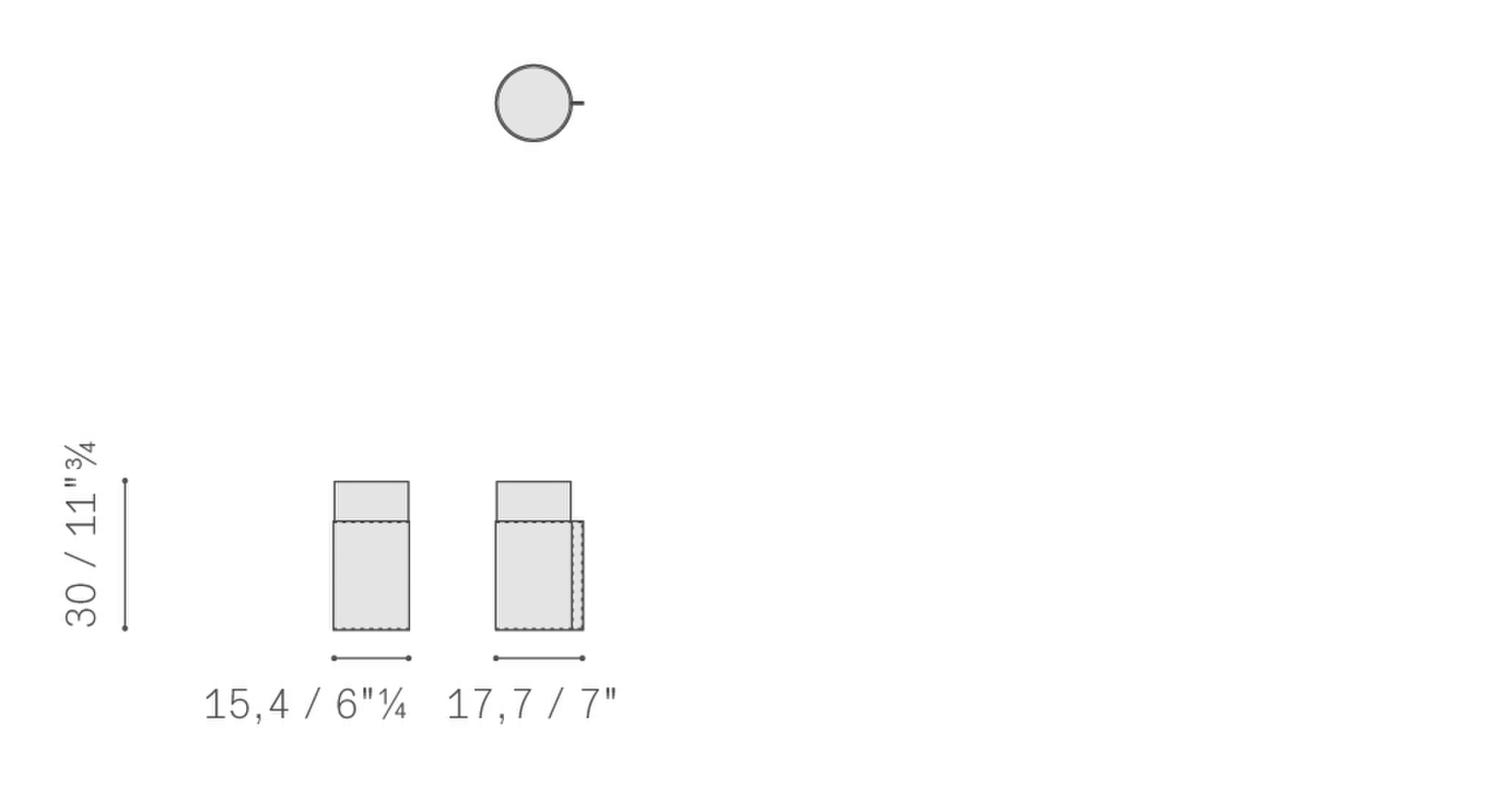 05 leather pot high pot with cover 5514062 05 leather pot high pot with cover 5514062