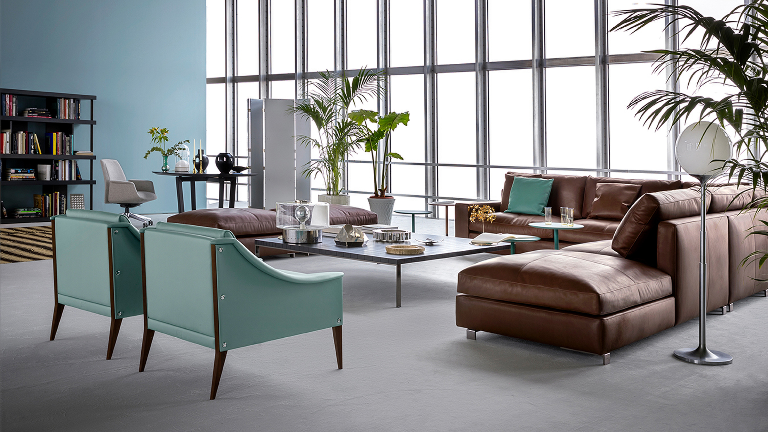 由 Poltrona Frau Style & Design Centre 設計的 沙發 Massimosistema | Poltrona Frau