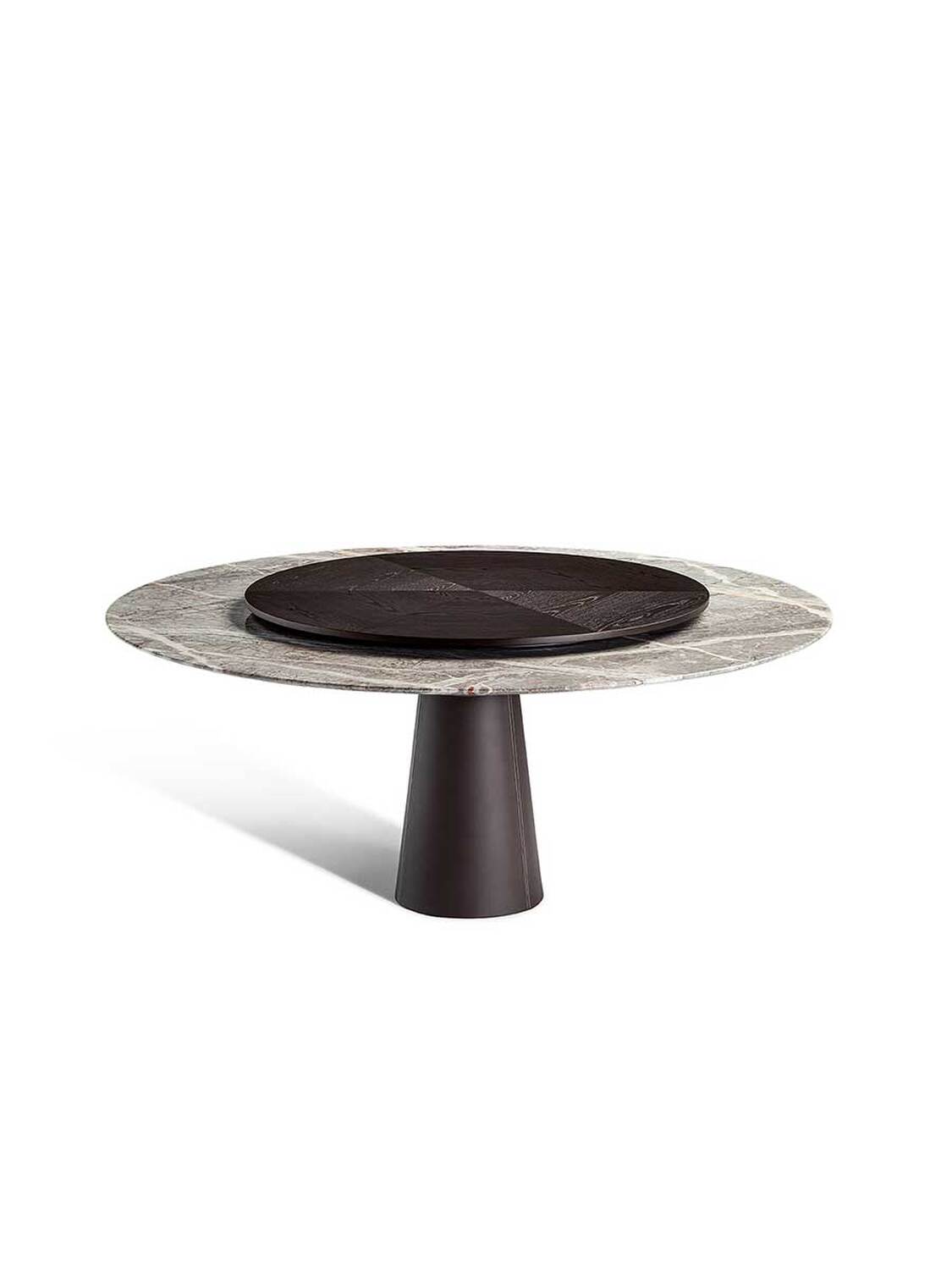 08 mesa due table with lazy susan 08 mesa due table with lazy susan