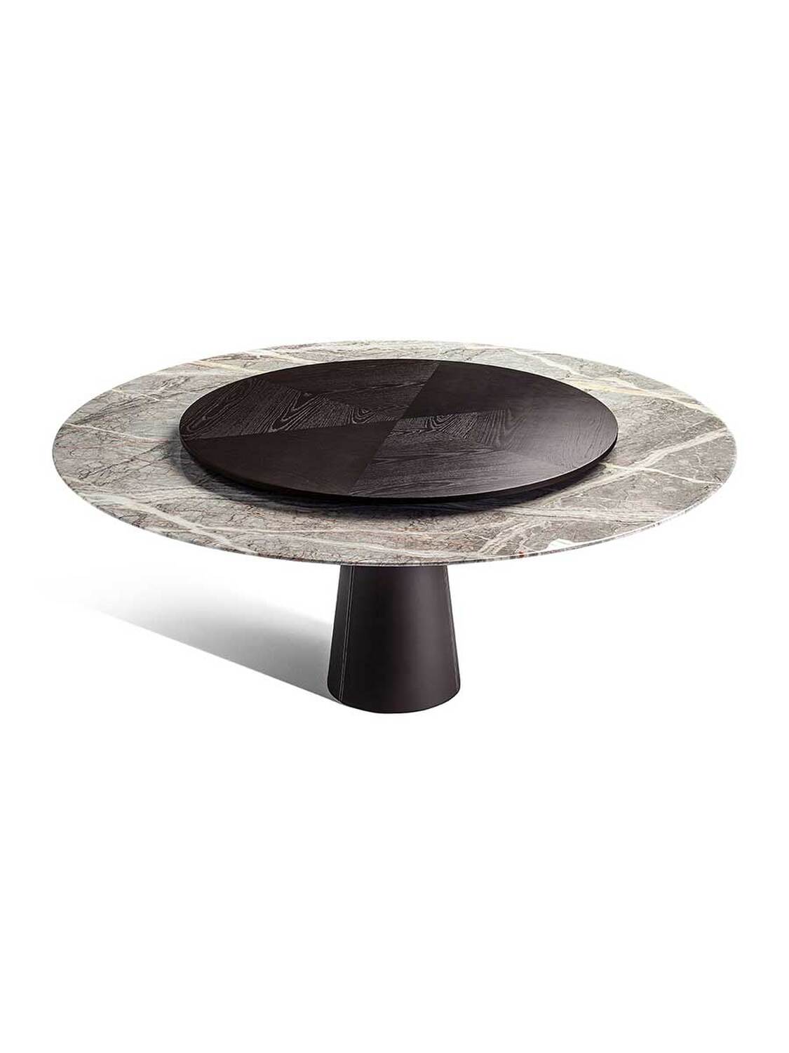 09 mesa due table with lazy susan 09 mesa due table with lazy susan