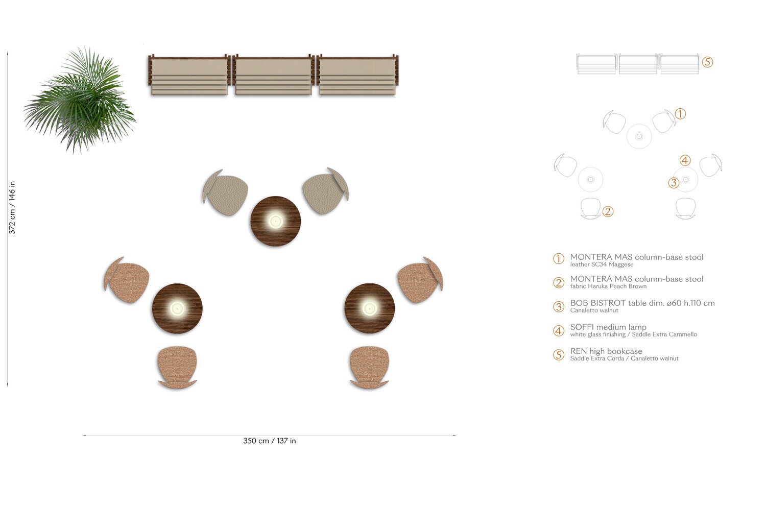 03 layout montera mas stool with column base