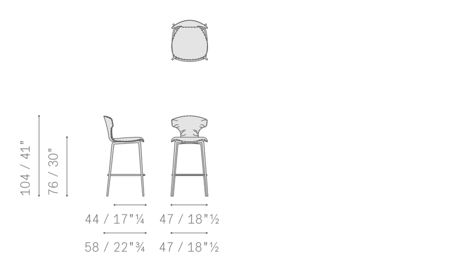 02 montera mas stool metal h77 5559095 02 montera mas stool metal h77 5559095