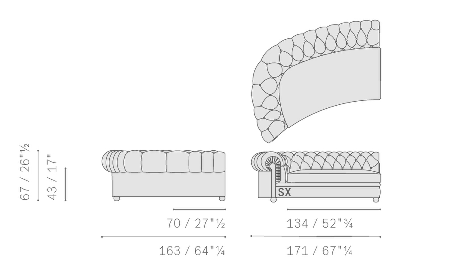 04 chester line 30 curved sectional 2 seaters sofa 5617254 04 chester line 30 curved sectional 2 seaters sofa 5617254