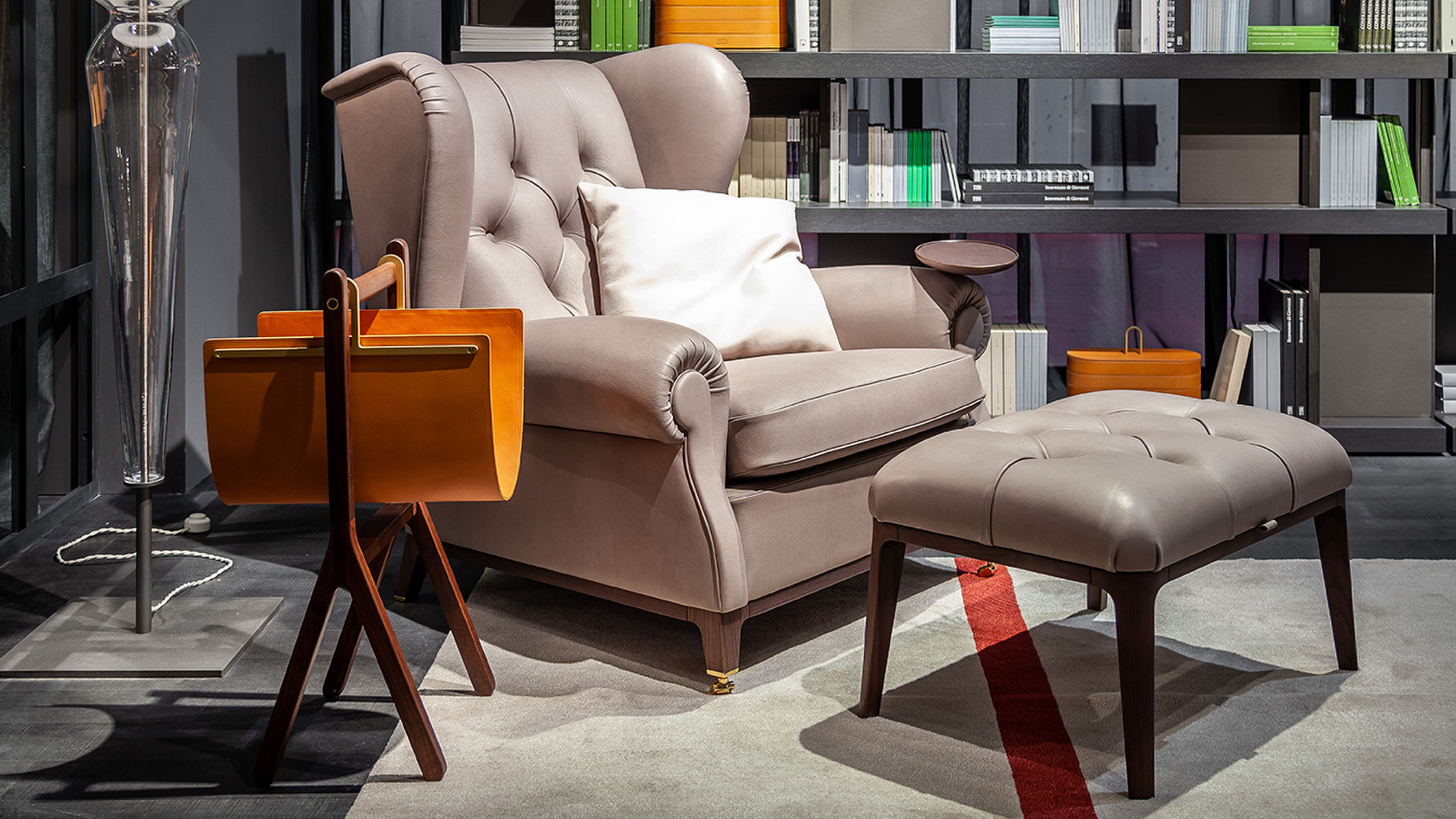 rady レディー ホテルシリーズ マガジンラック ブラック Rady