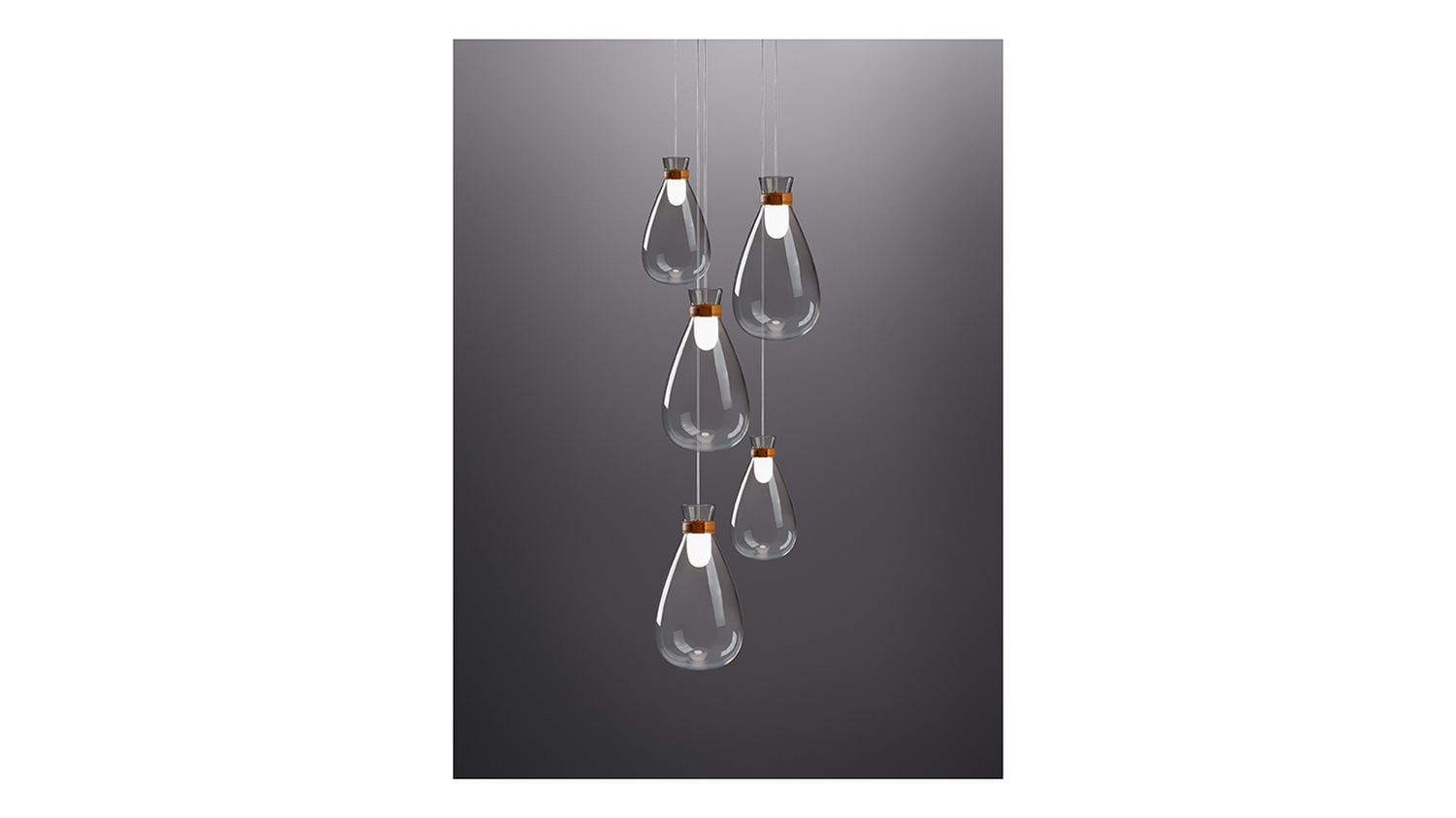 soffi lamp cluster composition