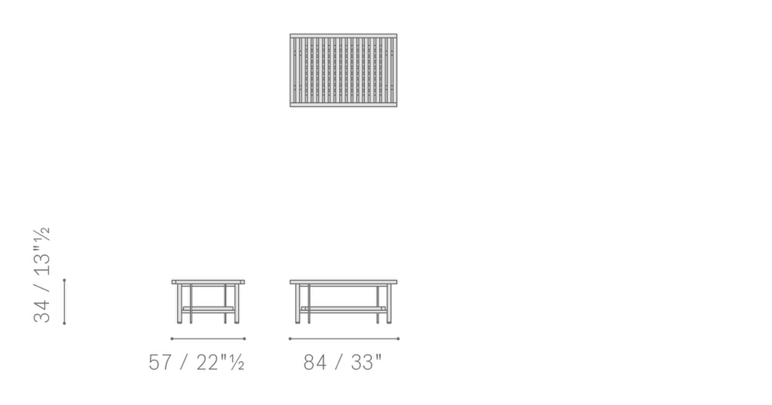Stampa 02 solaria small table with double top 84x57 5667622