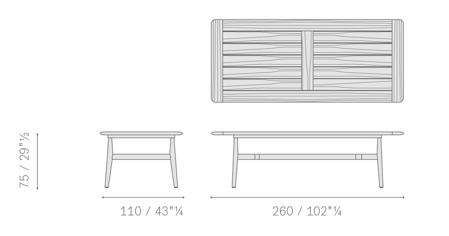 Stampa 02 the secret garden table with teak top 260x110 56696221