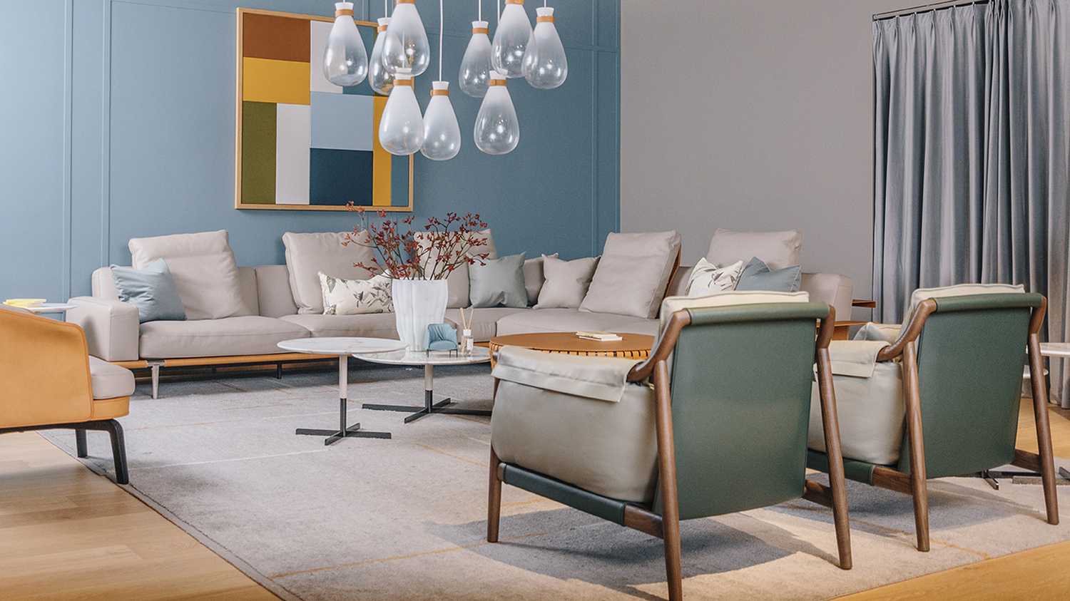 02 times lounge armchair 02 times lounge armchair