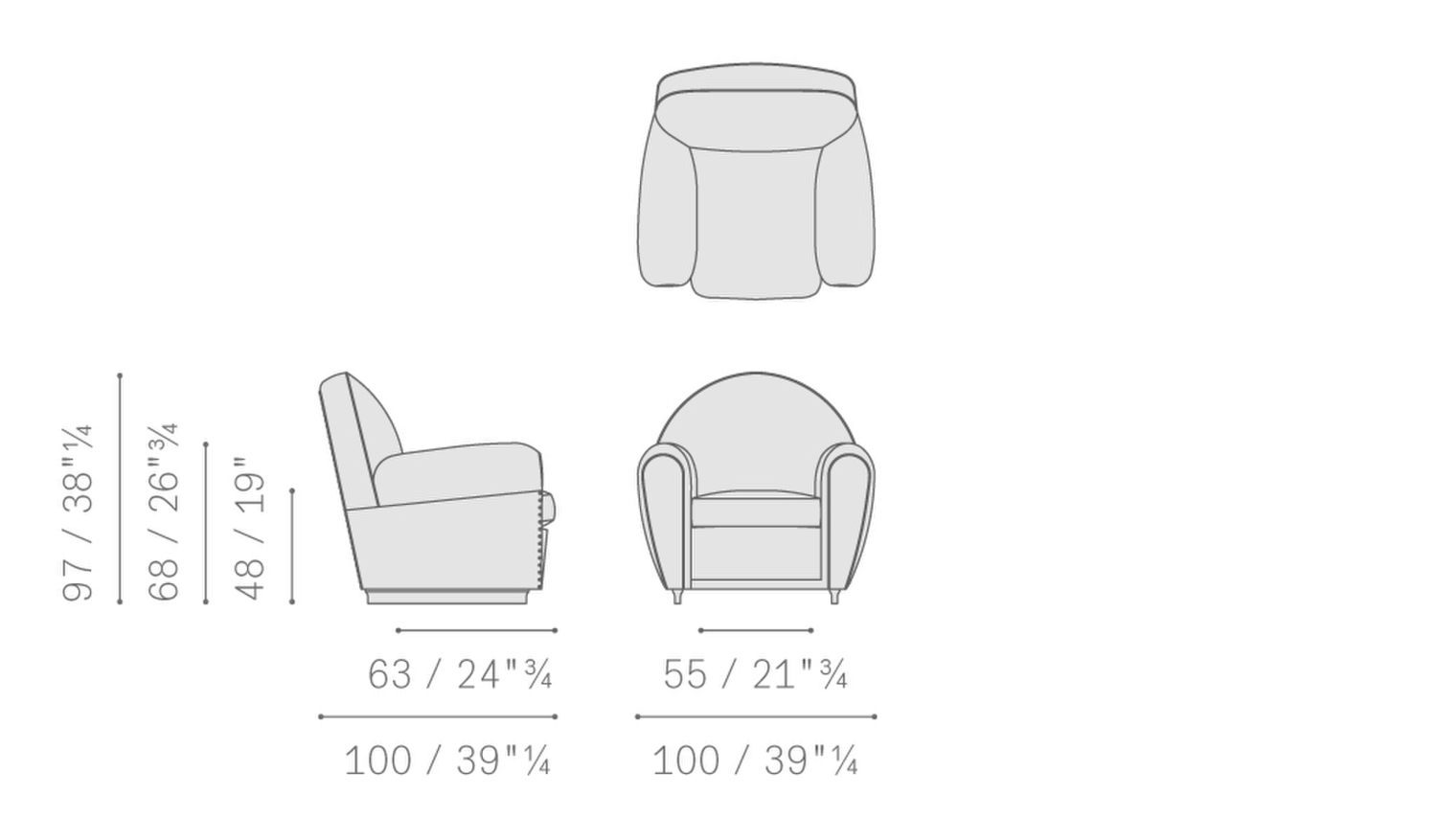 Stampa 01 vanity fair xc armchair 5163115