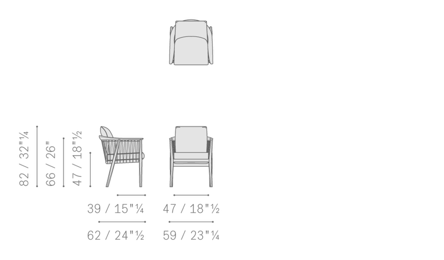 Stampa 01 viola small armchair 5657101