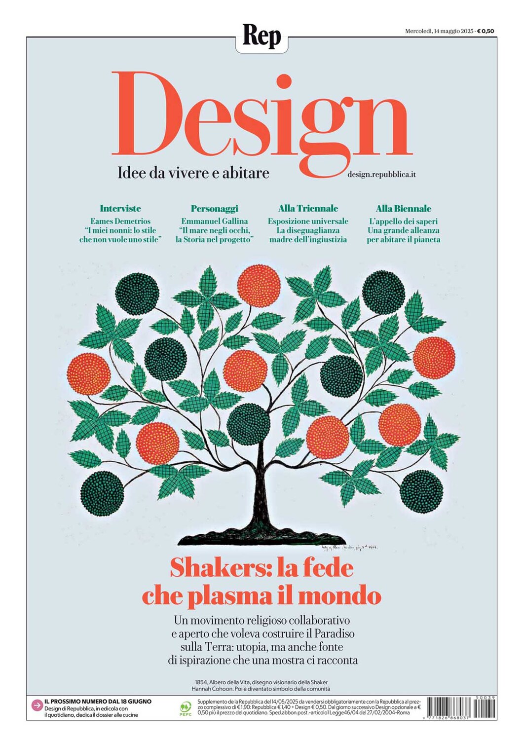 2025 MAY LA REPUBBLICA Suppl R DESIGN ITA