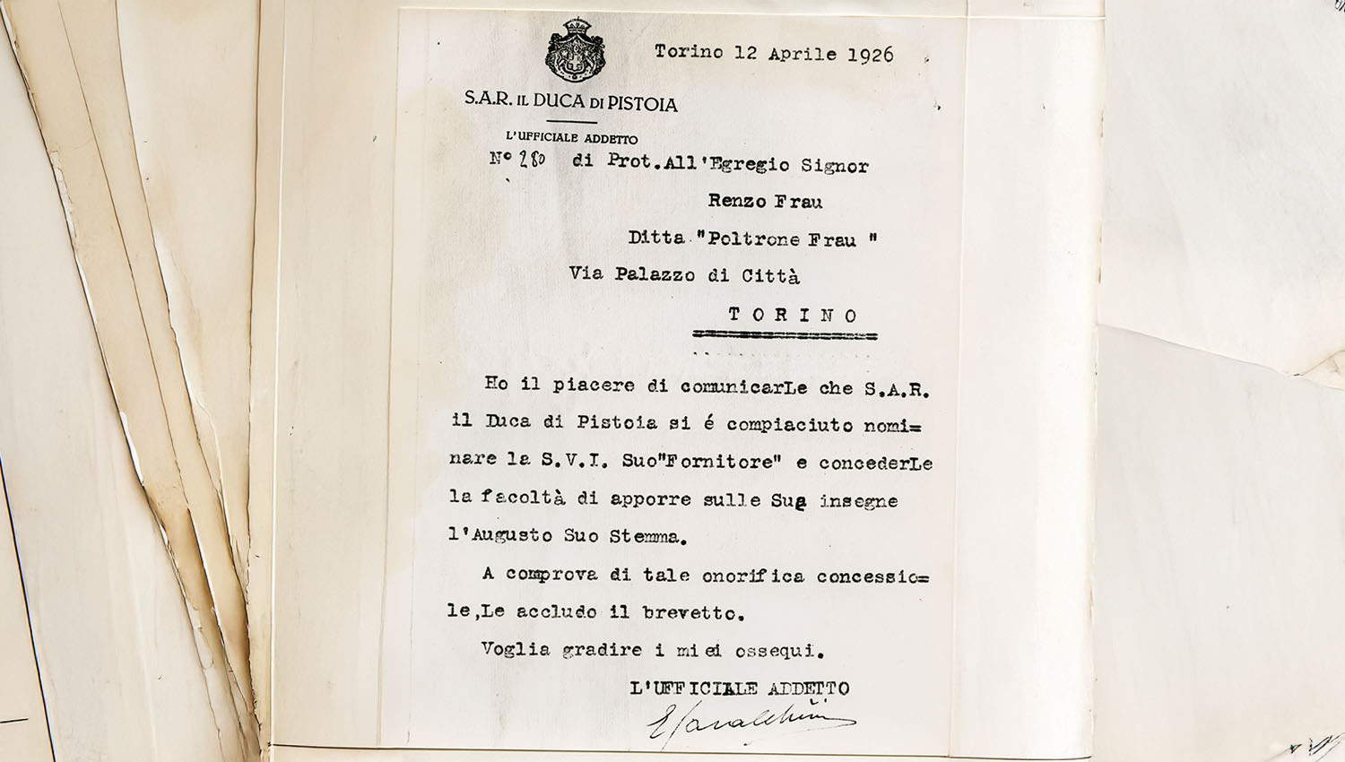 1924 Fornitore ufficiale della Famiglia Reale